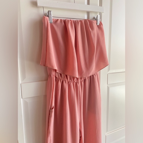 Wide leg jumpsuit with pockets - Picture 3 of 6